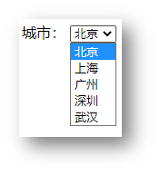 下拉菜单效果图