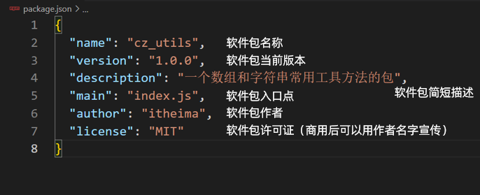 包目录结构示例