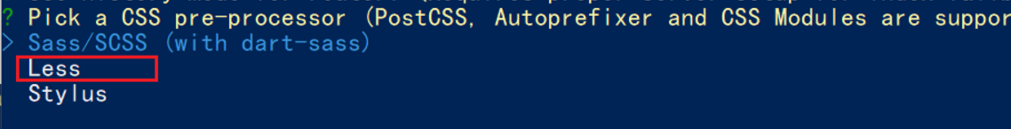 选择 CSS 预处理器